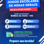 Borda da Mata recebe fase municipal do JEMG 2026 a partir de 23 de março