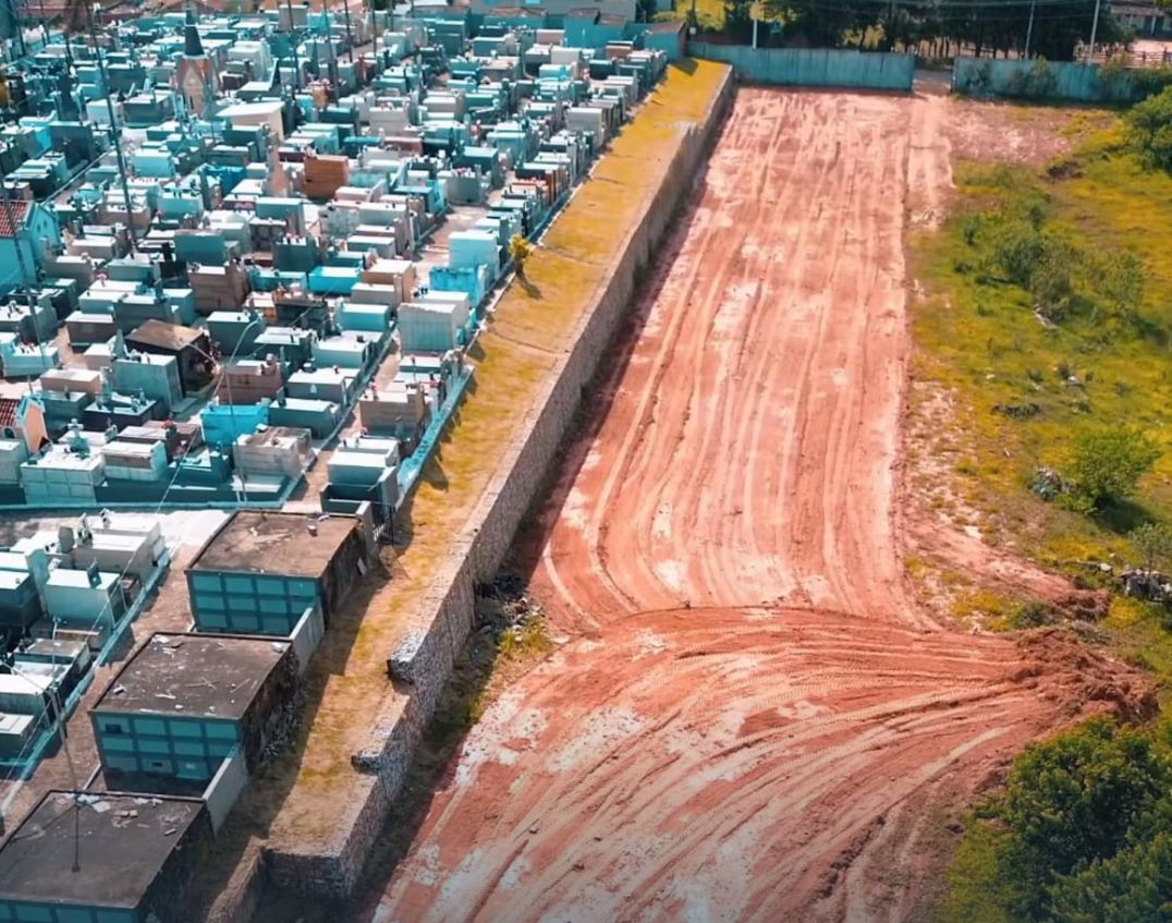 Ampliação do Cemitério Municipal de Borda da Mata começa a sair do papel com as obras já em andamento