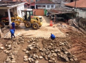 Calçamento Pátio Prefeitura
