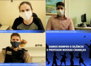 Campanha contra abuso sexual na inf+óncia e adolescente - Desenvolvimento Social, Conselho Tutelar e PM gravaram v+¡deo educativo sobre o tema