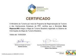 Certificado Turismo