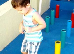 Circuito Motor e salada de frutas educação infantil em Borda (2)